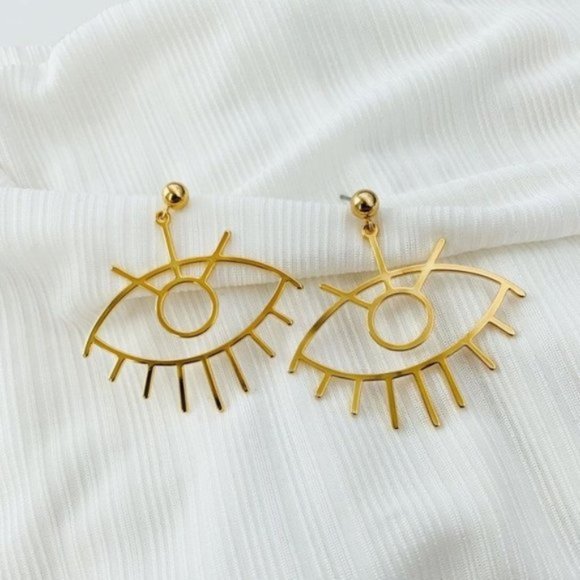 Myth X Dream Jewelry - Minimalist Artists Art Eye Earrings